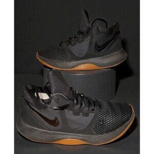 Nike Air Precision 2 Black Gum Basketball Shoes | Men’s Athletic Sneakers 8.5